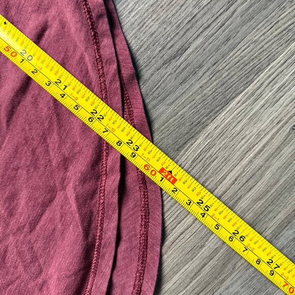 Lululemon Women's Yogini 5 Year Long Sleeve Tee - Red - Picture 6 of 6